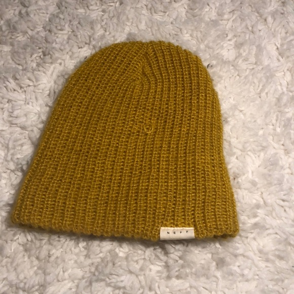 Golden Yellow Neff Beanie 